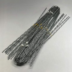PREFORMED (25 PACK) 1/4″ False Dead end 36″L “Yellow” Galvanized Steel GFDE-2121