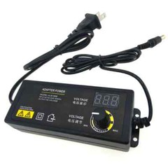 Adjustable Voltage 3 to 24V AC/DC Switch Power Supply Adapter with LED Displayme
