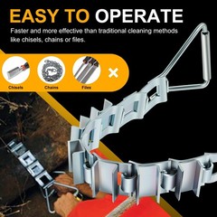 33″ Steel Pipe Descaler DS12 Zinc-Plated Steel Scale Remover Fits 3″ to12″ Pipes