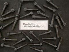 (25) 7/16-14×2-1/2 Grade 8 Hex Head Flange / Frame bolt / Cap Screws 7/16 x 2.5