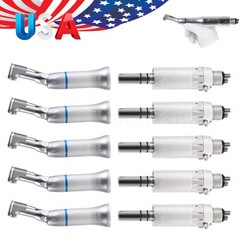 1-5 Yabangbang Dental Slow Speed Handpiece Contra Angle / Air Motor 4Hole Attach