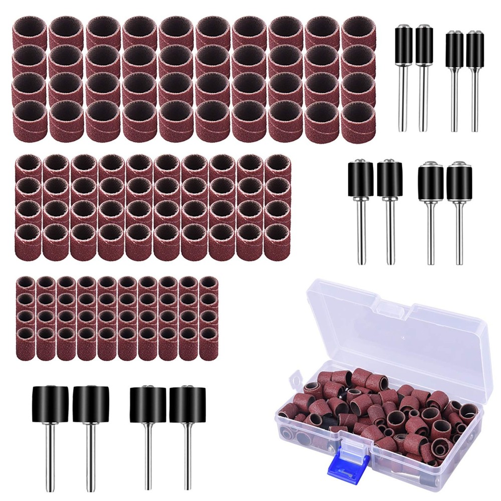 AUSTOR Aluminum Oxide Sanding Drum Set with Free Box Original Version