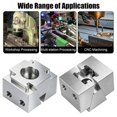 2PCS M6 OK Clamp Fixture CNC Side Clamping Device Bidirectional Workholding Tool