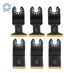 50PCS 4 Types Titanium Oscillating Tool Blades Curved Edge Oscillating Saw Blade