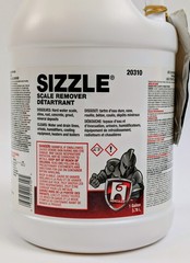 Hercules Sizzle Scale Remover 20310 Industrial Descaler & pH Test Kit 1 Gallon