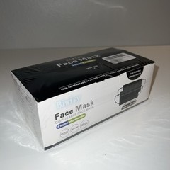 50/100Pcs Black KN95 Face Mask 3 Layer BFE 95% Disposable Respirator USA Seller
