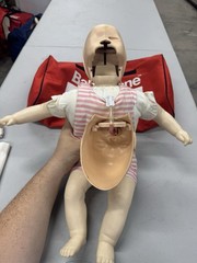 Laerdal Baby Anne Infant CPR Manikin Training Resuscitator, Lung, Carry Case D