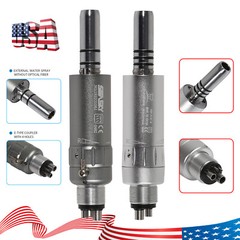Dental Low Speed Handpiece Air Motor 4-Hole fit NSK Inner/Exter water spray CE