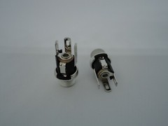 2Pcs Pack Lot 9mm Round DC Jack Power Supply Power Socket Female 5.5×2.5mm 3 Pin