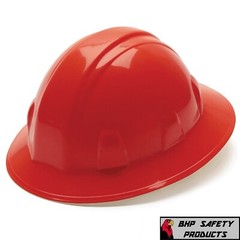 HARD HAT FULL BRIM PYRAMEX 4 POINT RATCHET SUSPENSION CONSTRUCTION SAFETY ANSI