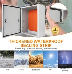 Cold Rolled Steel Electrical Box 23.6” x 20” x 8”’ Indoor/Outdoor