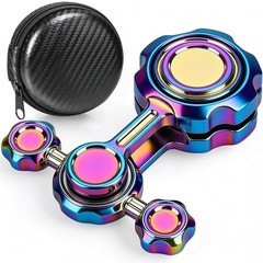 Cool Gravity Fidget Spinner Toy Metal for Kids 2.56inches, Multi-colored