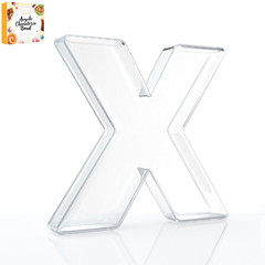Amzwkt 10 Acrylic Charcuterie Letters Fillable Tray Reusable Alphabet Number