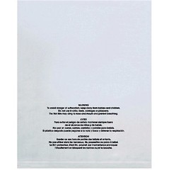 1000 Pack 11×14 Suffocation Warning Self Seal Clear Poly Bags 1.5MIL 11″ x 14″