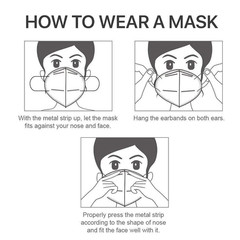 50Pcs KN95 Face Mask Black 5 Layer Cup Dust Safety Masks Filter Efficiency≥95% B