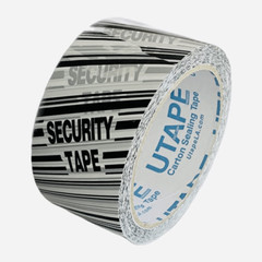 3″ Wide Security Printed Box Carton Sealing Tape In Different Lengths By UTAPE™