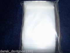 100 2″x5″ small reclosable zip bags 2mil