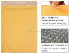 #5 10.5×16 Usable space 10.5″x 15″ Bubble Mailer Padded Envelopes