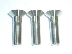 M12 X 1.25 X 45 COUNTERSUNK TITANIUM GR5 BOLTS SCREWS CSK 12MM 1.25 PITCH