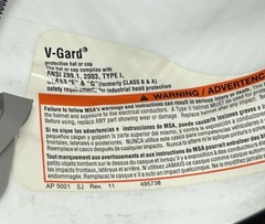 Hard Hat American Flag Eagle United States Of America USA Medium MSA V-Gard