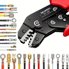 Ratchet Crimping Pliers Insulated Terminal Wire Cable Connector Crimper Tool US