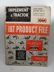Implement &Tractor Product File Annual Buyers Guide Issue 1959