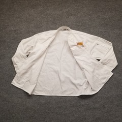 Edwards Unisex Adult Chef Coat Jacket Large White Foster Farms Double Breasted *