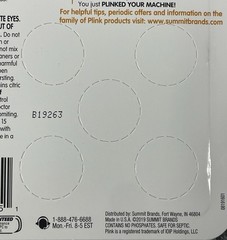 PLINK Lot of 4 Packs of Drinkware Descaler & Cleaner Tabs 20 Total Tabs New