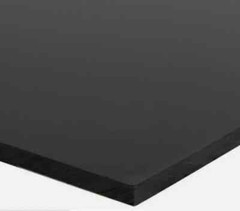 Black Plastic Sheet High Density Polyethylene 1/4″ x 24″ L X 24 Inch W HDPE NEW