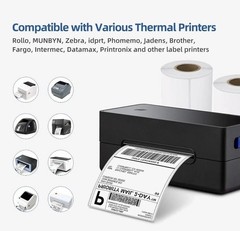 20 Rolls label 4×6 Direct Thermal Shipping 5000 labels Zebra Eltron ZP450 2844