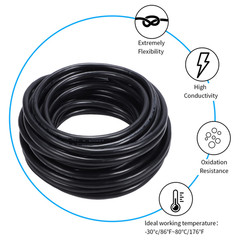 20 Gauge 3 Conductor Electrical Wire Oxygen-Free Copper Cable 50FT/15.3M Flexibl