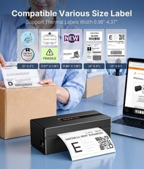 Thermal Label Printer Bluetooth 4×6 Printer Shipping Label USPS FedEx UPS Newest