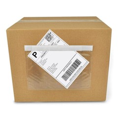 7.5 x 5.5 Clear Packing List Invoice Shipping Envelope Top Loading Self Adhesive