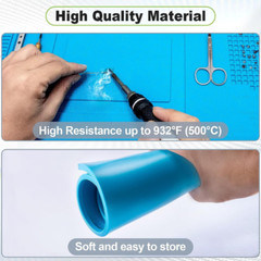 ESD ANTI STATIC MAT MAGNETIC FOR ELECTRICAL REPAIR SOLDER OPENING TOOL KIT PAD