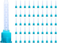 Dental Mixing Tips 1:1 Ratio 6.8cm Crown & Bridge Impression, 50-Pack Green