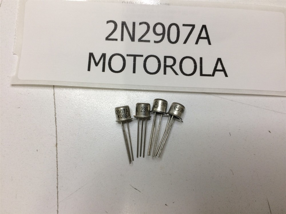 2N2907A MOTOROLA TRANS PNP 60V 0.6A TO-18 CAN 20 PIECES