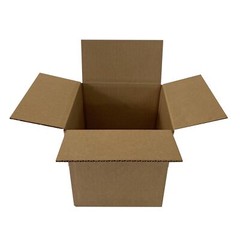 UOFFICE Corrugated Boxes 4 x 4 x 4″ Cube Mailing Boxes Bundle of 25