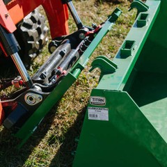 Titan Attachments Quick Tach Adapter Fits Skid Steer and Converts to a Hook and