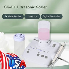 Ultrasonic Piezo Dental Scaler Handpiece 2*Bottles Dosing Fits EMS Cavitron tips