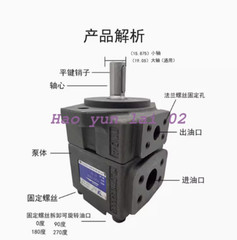 1PC New For YLC PV2R1-25RAF1 Variable Vane Pump 25ml/r 21MPA 1450r/min