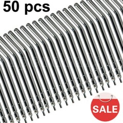 50 Pcs Dental Air Water Spray Triple Syringe Autoclavable Nozzles/Tips/Tubes USA