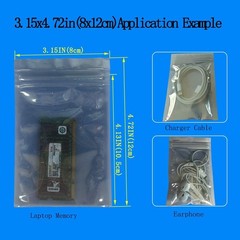 Anti Static Bags,Esd Bags,30Pcs Mixed Sizes Antistatic Resealable Bag for 3.5 Ha