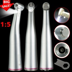Dental 1:5 Fiber Optic LED Contra Angle Increasing Handpiece Fit NSK E-Type USA