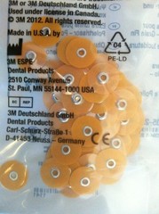 3M Sof-Lex soflex Discs Pack of 85 Orange Series 2382F Fine 1/2″ 12.7 mm Dental