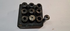 Lot of 10 Machining Collets Various Styles/Sizes (As Shown)