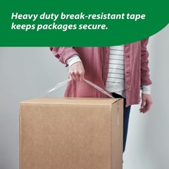 Duck HD Clear Heavy Duty Packing Tape Refill, 6 Rolls, 1.88 Inch x 54.6 Yard