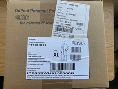 NEW CASE/30 XL DuPont Tyvek Suit IsoClean IC263SWHXL00300B FROCKS FREE SHIPPING!
