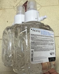 2 PROVON 194102 1200 mL Clear & Mild Foam Hand Wash Refill Unscented Exp 11/2028
