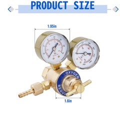 Brass Oxygen & Acetylene Regulators Set for Welding Fit Victor Gas Torch Cutting