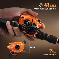 KastKing Lethal Blaze Twin-Tip Spinning & Baitcasting Rod & Reel Combo